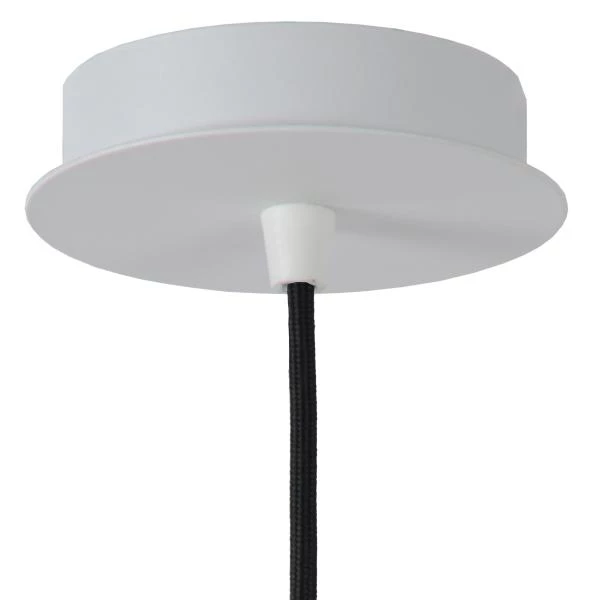 Lucide MALUNGA - Hanglamp - Ø 25 cm - 1xE27 - Wit - detail 1